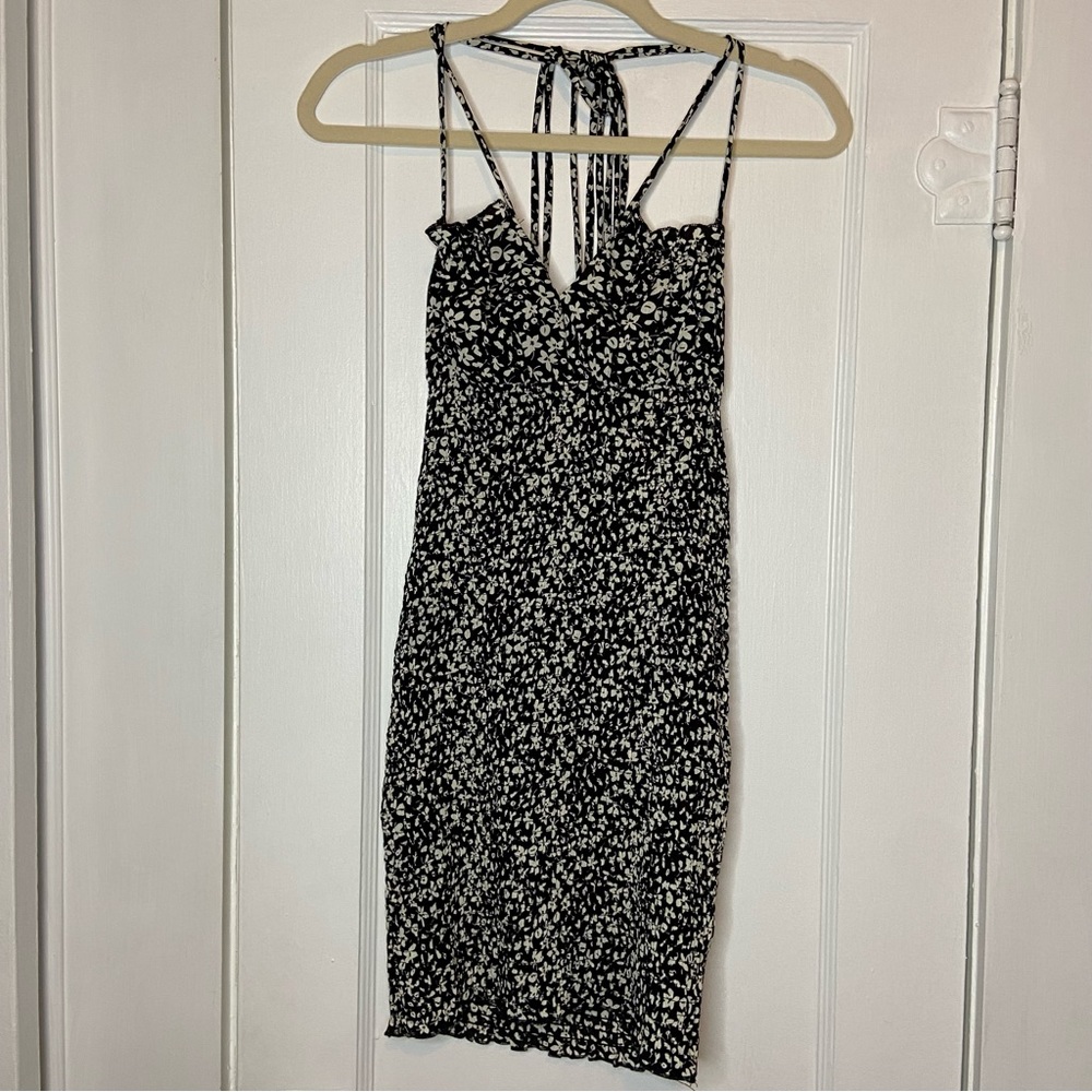 O.Vianca Ditsy Floral Strappy Mini Dress Size Medium NEW - Picture 4 of 16